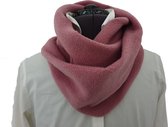 Feligi - Infinity Warme Antipilling Fleece Sjaal - One size -Vintage Roze