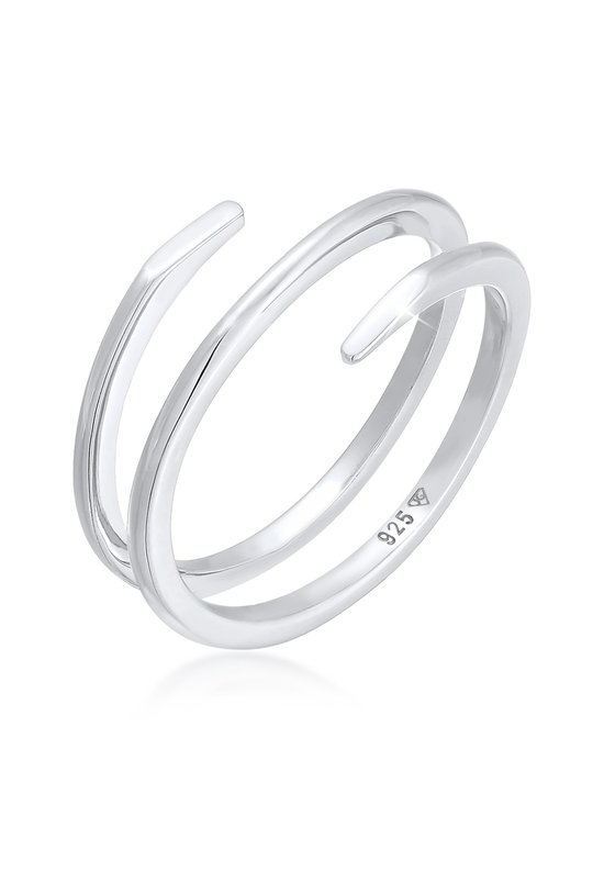Bagues pour femmes Elli Damski pierścionek oplatający Ring Wrap Twist Filigrane Trend w srebrze 925 Sterling Silver