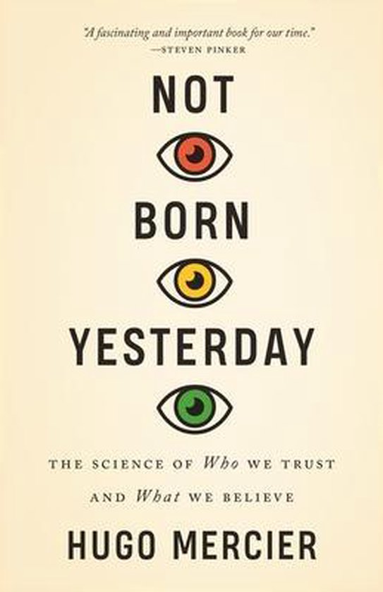 Boek cover Not Born Yesterday van Hugo Mercier (Paperback)