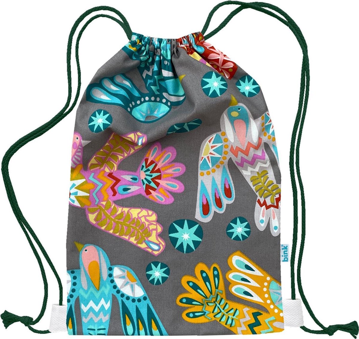 BINK Bedding Gymtas / Zwemtas Suus Grijs 40 x 28 cm - kleuter - peuter