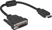 HDMI naar DVI verloopstekker - Zwart - Allteq