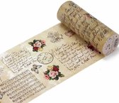 washi tape - vintage muzieknoten en geschriften | 10cm x 5m