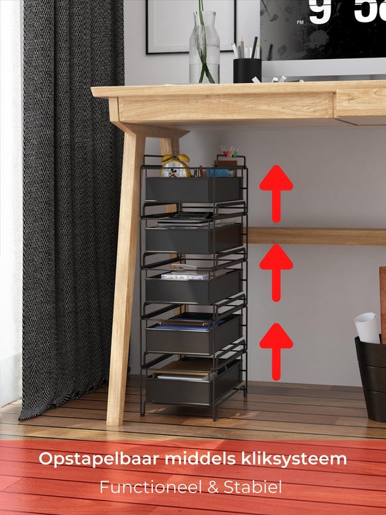 Lxmons 2-laags schuivende mand lade organizer, trek uit onder de gootsteen kasten organizer, metalen huis organizer plank voor badkamer of keuken, glijdend aanrecht of voorraadkast opbergplank, groot