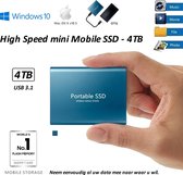 4TB mini SSD - Opslag - HDD - Compact - USB 3.1 / USB-c - High Speed