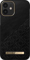 Ideal of Sweden Fashion Case Atelier iPhone 12 Mini Embossed Black