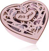 Accentra Beauty cadeauset in cadeau verpakking harten doos | Hearts, bad- en doucheset voor vrouwen, Dames en tieners. Sinterklaas - Verjaardag - Kerstmis