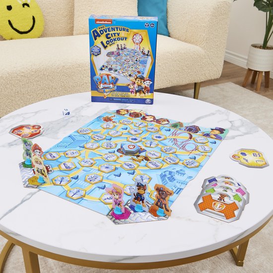 Pat patrouille le film - jeu de plateau la pat' patrouille - 6062264 - jeu  de société enfant 4 ans - jeu avec cartes et personnages PAW PATROL  PAT778988384848 Pas Cher 