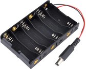 OTRONIC® 6x AA batterijhouder met DC jack