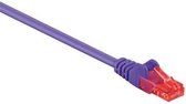 Cat 6 - U/UTP - Netwerkkabel - Patchkabel - Internetkabel - 10 Gbps - 0.25 meter - Paars - Allteq