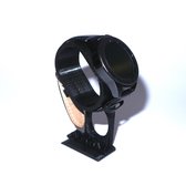 Fiastra - horloge houder - horloge standaard - horloge display - watch stand - horlogebox - horlogedoos - zwart