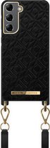 Ideal of Sweden Phone Necklace Case Samsung Galaxy S21 Embossed Black