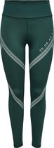 Only Play HW Training Tight  Sportlegging - Maat XS  - Vrouwen - donker groen/wit