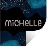 Muurstickers - Sticker Folie - Michelle - Pastel - Meisje - 100x100 cm - Plakfolie - Muurstickers Kinderkamer - Zelfklevend Behang XXL - Zelfklevend behangpapier - Stickerfolie