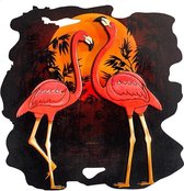 Intarsia Flamingo - Schilderen en Puzzelen