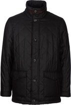 Bugatti - Heren Jas winter Tech-Wool - Zwart - Maat 48