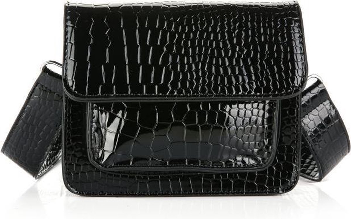 Tas Lillyn - Crossbody tas - Schoudertas - Tas met hengsel - Zwart