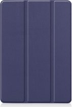 Shop4 - iPad 10.2 (2021) Hoes - Smart Book Case Donker Blauw