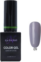 Eye For Nails Gellak Gel Nagellak Gel Polish Soak Off Gel - Kleur Crazy Grey 009 - 12ML