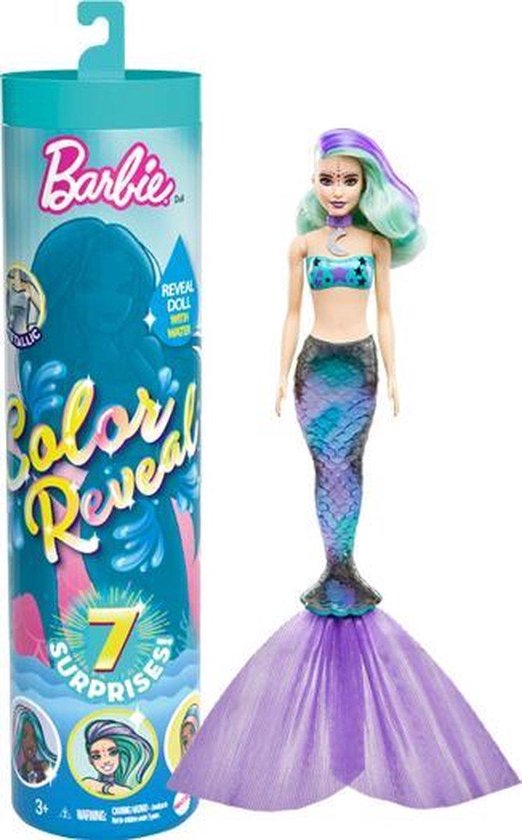 BARBIE COLOR REVEAL ASSORTI WAVE 4 MERMAIDS bol