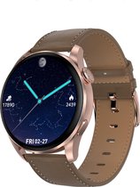 Belesy® NUMBER 3 - Smartwatch Heren – Smartwatch Dames - Horloge – Stappenteller – Calorieën - Hartslag – Sporten - Splitscreen - Kleurenscherm - Full Touch - Bluetooth Bellen – Go