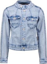 B.Nosy meisjes spijkerjack Denim Blue met elastiek op de rug