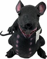 Halloween decoratie rubber Rat 35 cm