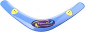 Flying Disc boomerang met fluit 38 cm blauw