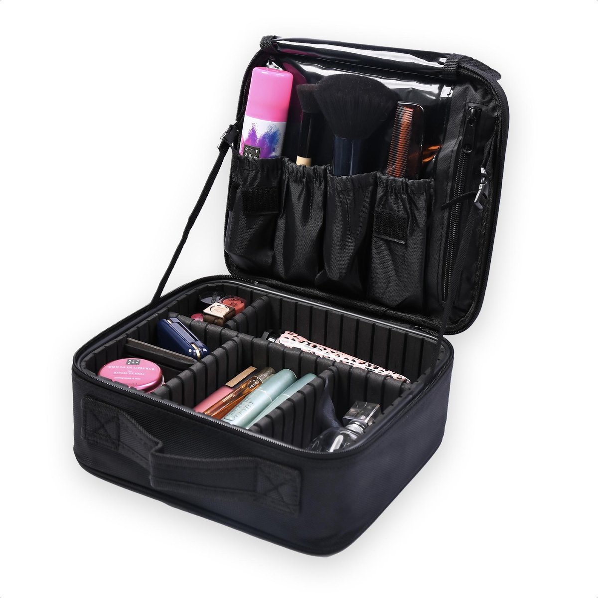 Eagle Make-up Organizer - Make-up Koffer - Verstelbare Vakken - Beautycase - Multifunctioneel -  Make-up Tas - Reisformaat - Eagle Home & Lifestyle