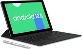 Elementkey Ai-6 – 10.1 Inch Tablet Met Toetsenbord en Stylus Pen – 128 GB - 4G LTE - GPS - Octa Core - Android 10.0 - IPS Display - Zwart