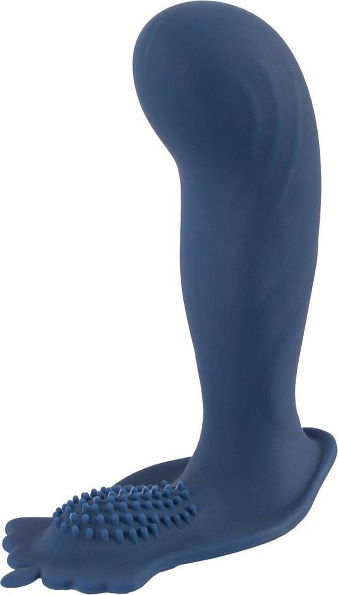 Goedkoopste Vibrerende Buttplug met Afstandsbediening - Blauw