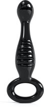 Pipedream Icicles No. 68 Glazen Dildo en Buttplug  - Zwart