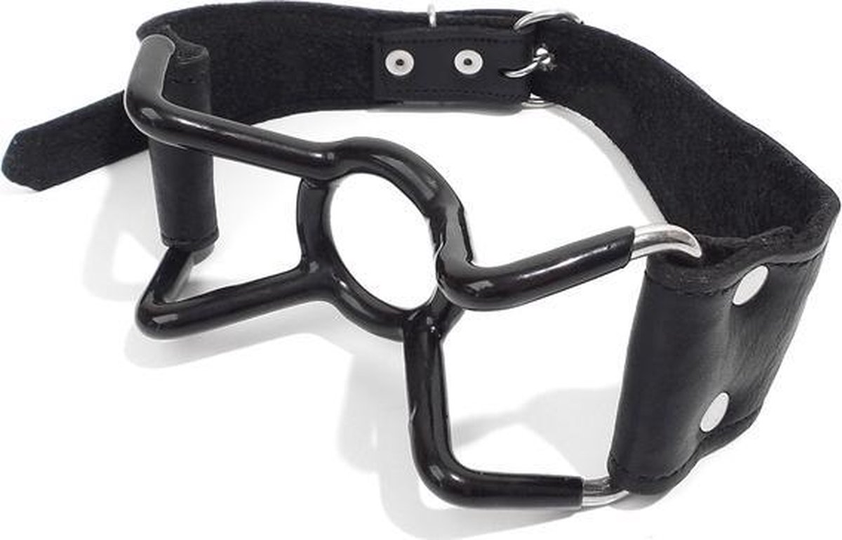 Black Label - Spider PVC Coated Stainless Steel Mouth Gag