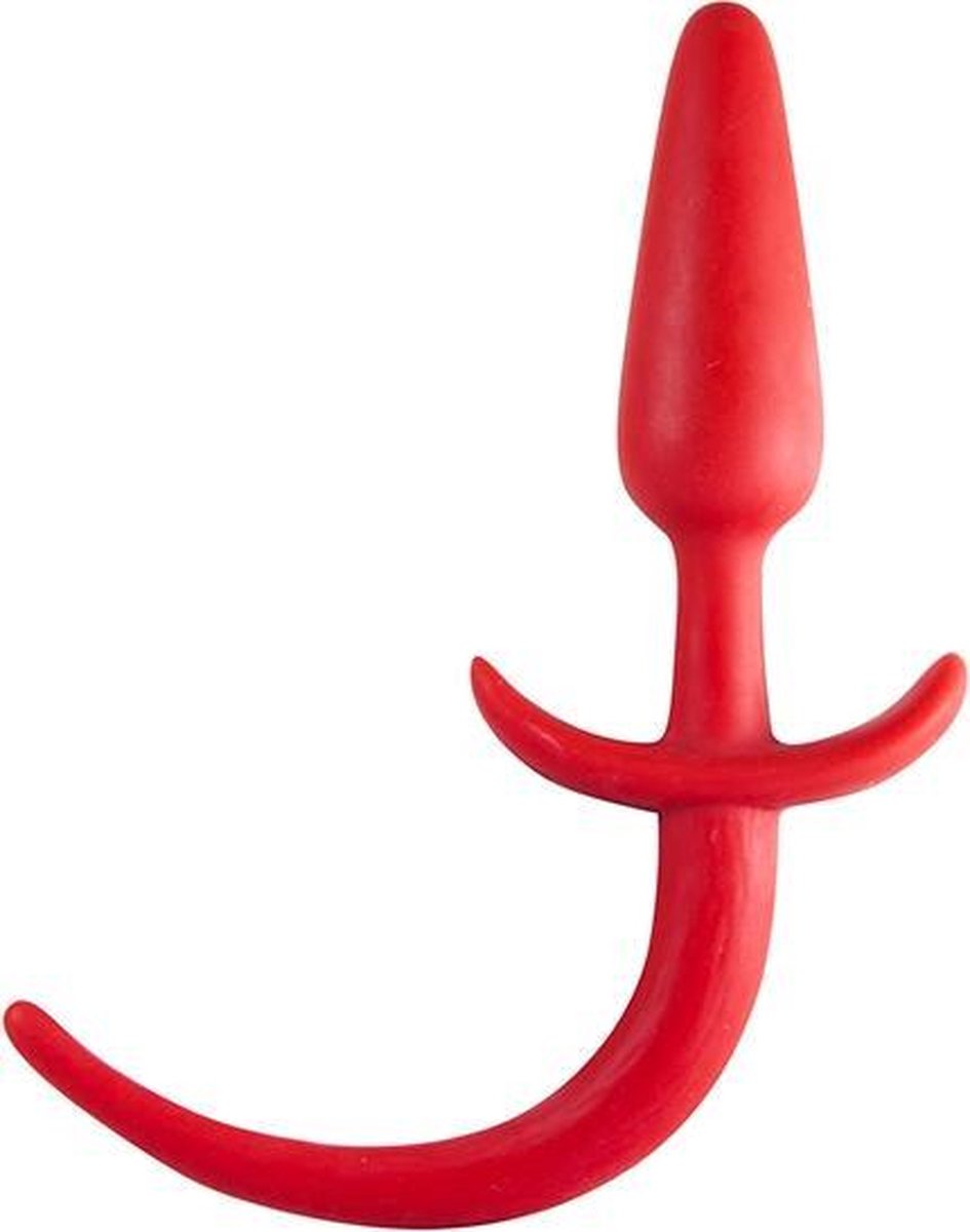 Goedkoopste Anaalplug - Siliconen Rood