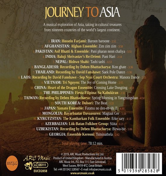 Various Artists - Journey To Asia (CD), various artists | Muziek | bol