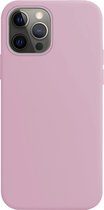 Hoesje Geschikt voor iPhone 13 Pro Hoesje Siliconen Cover Case - Hoes Geschikt voor iPhone 13 Pro Hoes Back Case - lila-kleurige
