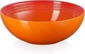 Le Creuset 2  serveerkommen Oranjerood 24cm