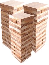 Set van 180 knutselhoutjes (houten blokjes, 7x2.3x1 cm)