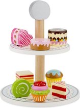 etag√®re met cakejes junior hout 9-delig