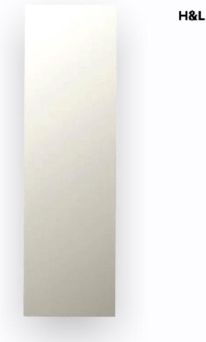 Vrijlating Opgewonden zijn Tekstschrijver H&L plakspiegel - rechthoek - 105 x 27 cm - inclusief ophangstickers |  bol.com