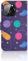 Smartphone Hoesje iPhone 13 Pro Flip Case Portemonnee Space