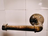 WC Rolhouder - toiletrolhouder - vintage brons - serie 12