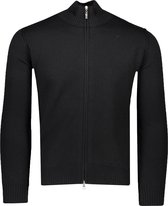 Gran Sasso  Vest Zwart Aansluitend - Maat L  - Heren - Herfst/Winter Collectie - Wol