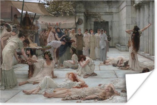 Poster Women of Amphissa - Lawrence Alma Tadema