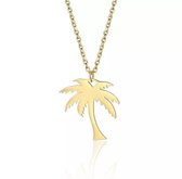 Ketting Palmboom - Goudkleurig - Dames