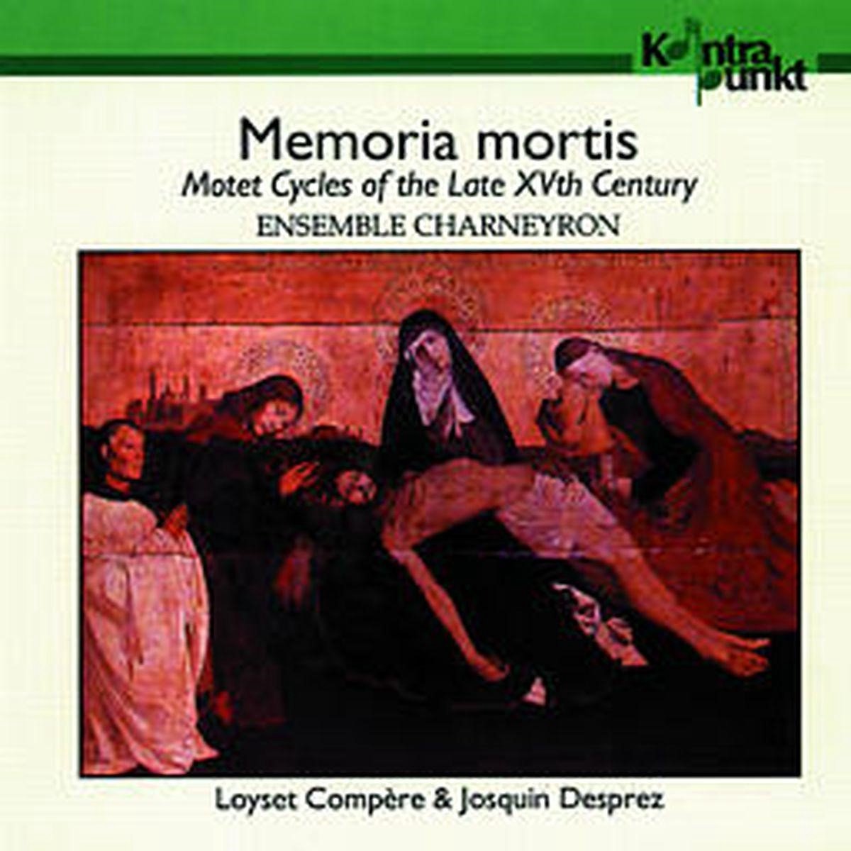 Ensemble Charneyron - Memoria Mortis, Motet Cycles Of The Late XVth Century (CD)