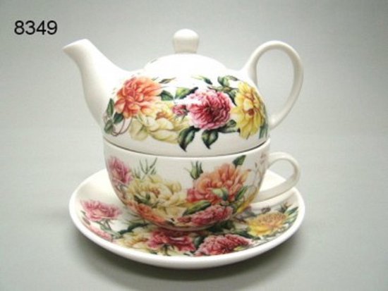 Tea for one Janneke Brinkman Rose Garden | bol.com