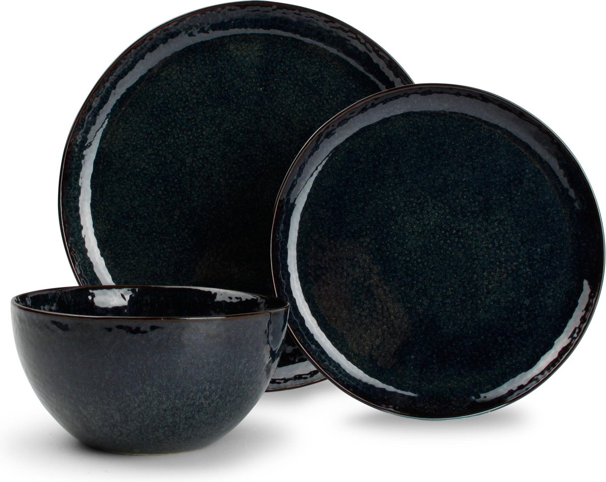 Salt & Pepper Mielo Servies 12-delig - Saffier