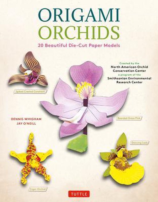 Origami Orchids Kit 20 Beautiful DieCut Paper Models, Dennis Whigham 9780804854931...