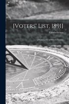 [Voters' List, 1891] [microform]