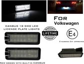 OEM Line - LED Kentekenverlichting set voor VW Volkswagen Golf 4 Golf 5 Golf 6 Golf 7 GTI GTD R R32 R20 R line Amarok Bora Eos Lupo Beetle Passat Phaeton Polo 5 6 6R 6C 6N Scirocco